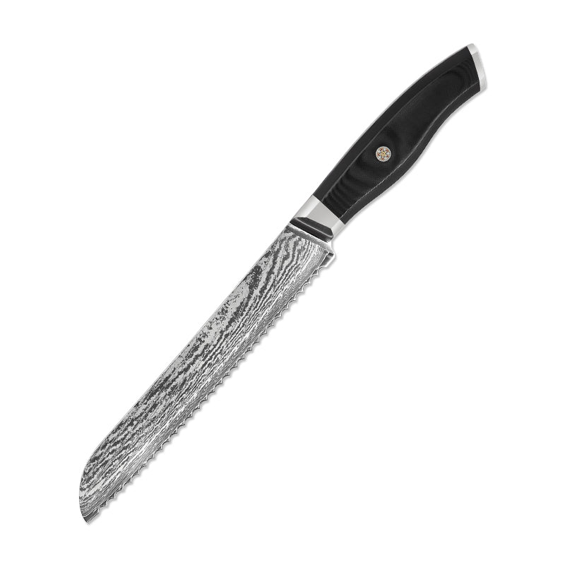 Emmer Damascus Bread Knife for the Sourdough Enthusiast